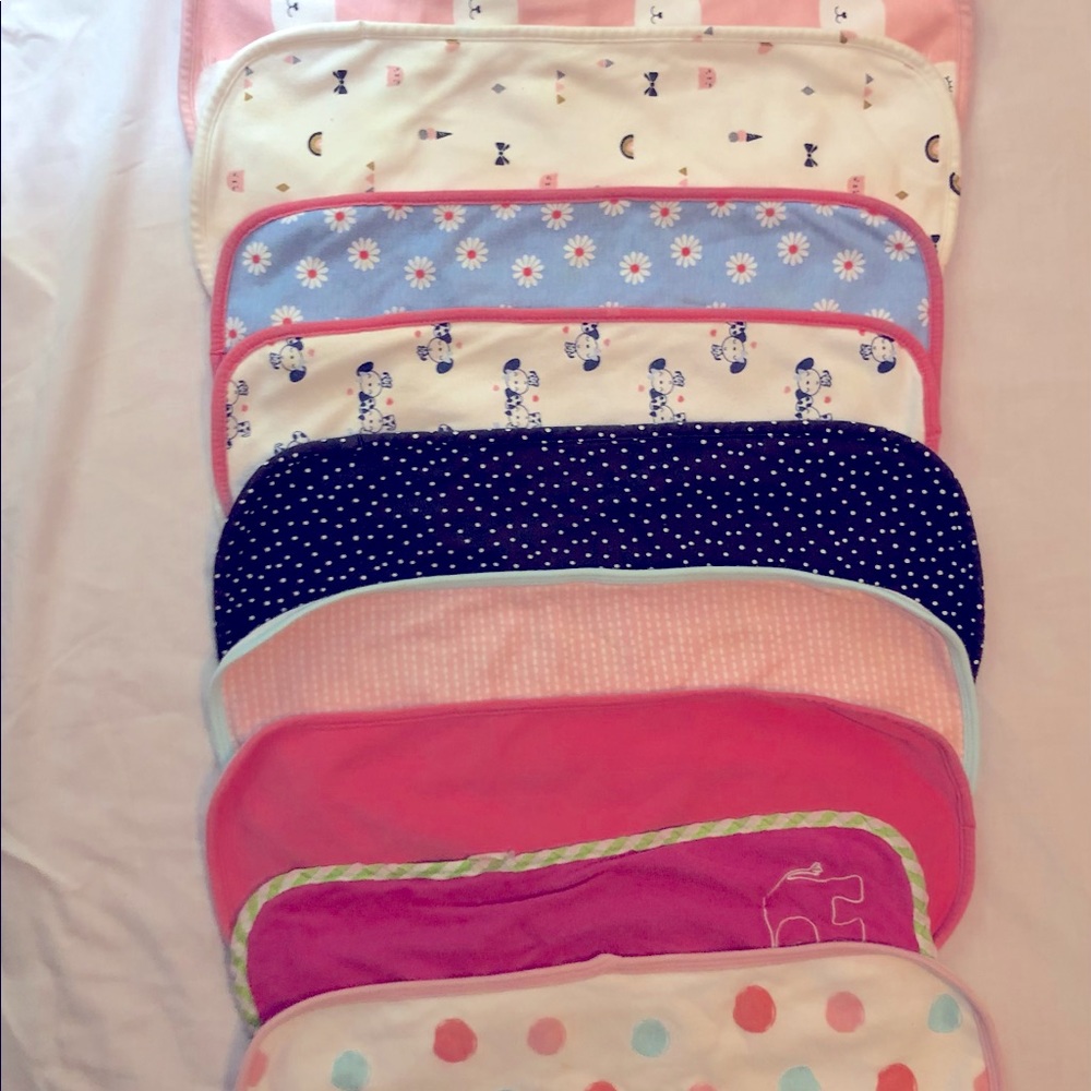 10 Burp Cloths